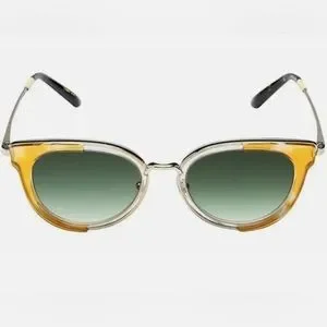 Brand New TOMS “Rey” Crystal Gold Cat Eye Sunglasses Gradient Green Sun Lenses Toms | Accessories | Brand New Toms Rey Crystal Gold Cat Eye  main image 2